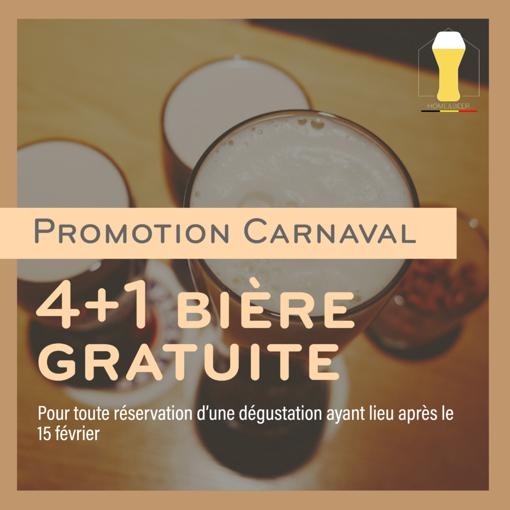 Activité en ligne - Promotion 4 bières plus une gratuite